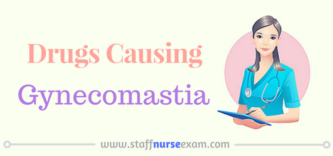 Drugs causing Gynecomastia